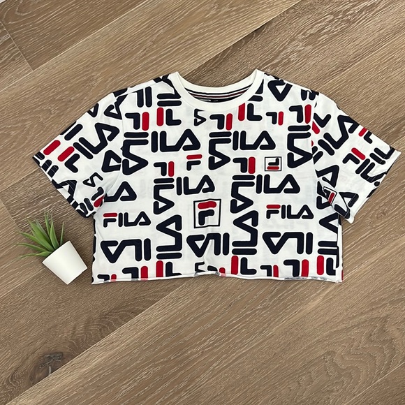 Fila Boxy Crop Top - Picture 1 of 4
